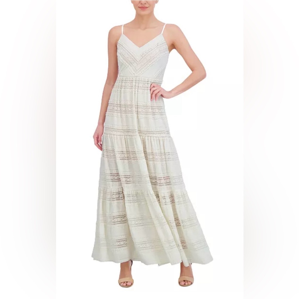 Eliza J Women's Lace Tiered Maxi Dress